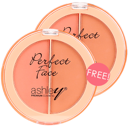Ashley,Ashley Perfect Face,Perfect Face,Perfect Face Brush,ไฮไลท์,คอนทัวร์,เพอร์เฟค เฟซ บลัช,บลัชออน